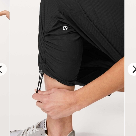 Lululemon Dance Studio Crop 25" Pants in Black with Cinchable Hems 2 - Picture 8 of 16